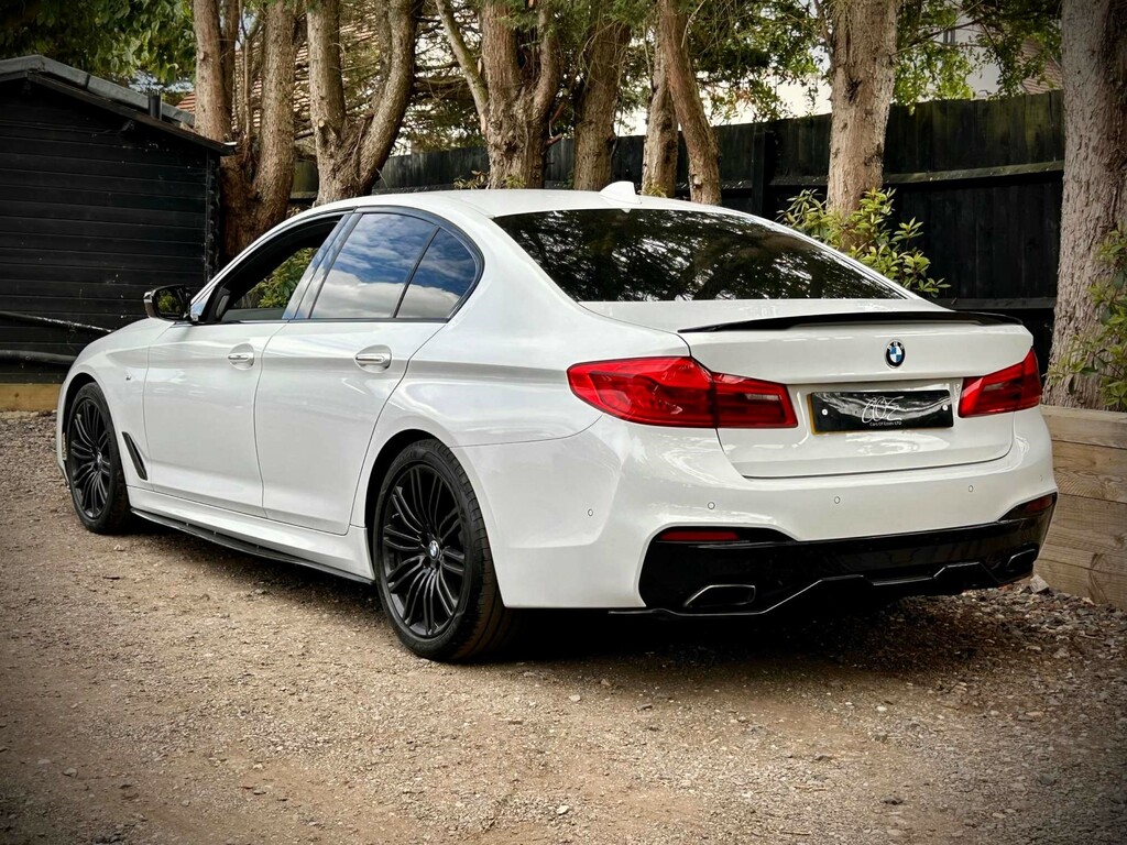 BMW 5 Series 520I M Sport White #6