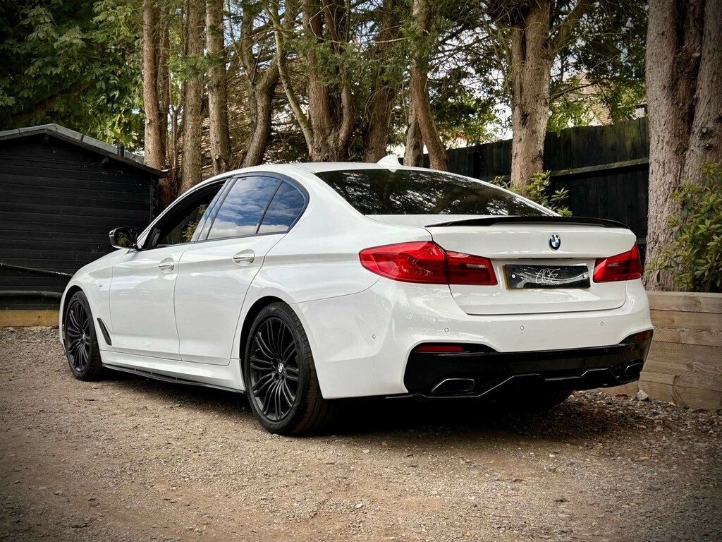 BMW 5 Series 520I M Sport White #5