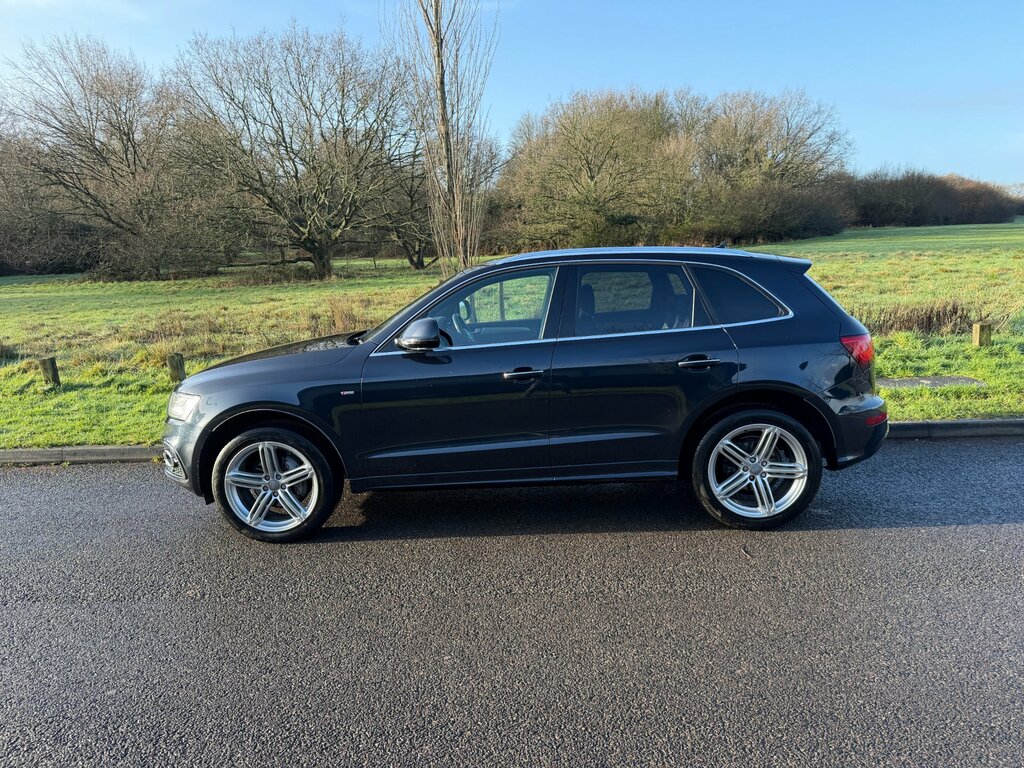 Audi Q5 2.0 Tdi S Line Plus Suv S Tronic Quattr Blue #4