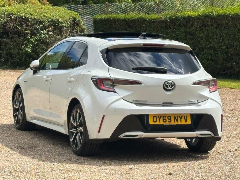 Toyota Corolla 2.0 Vvt-h Excel Cvt Euro 6 S S White #4