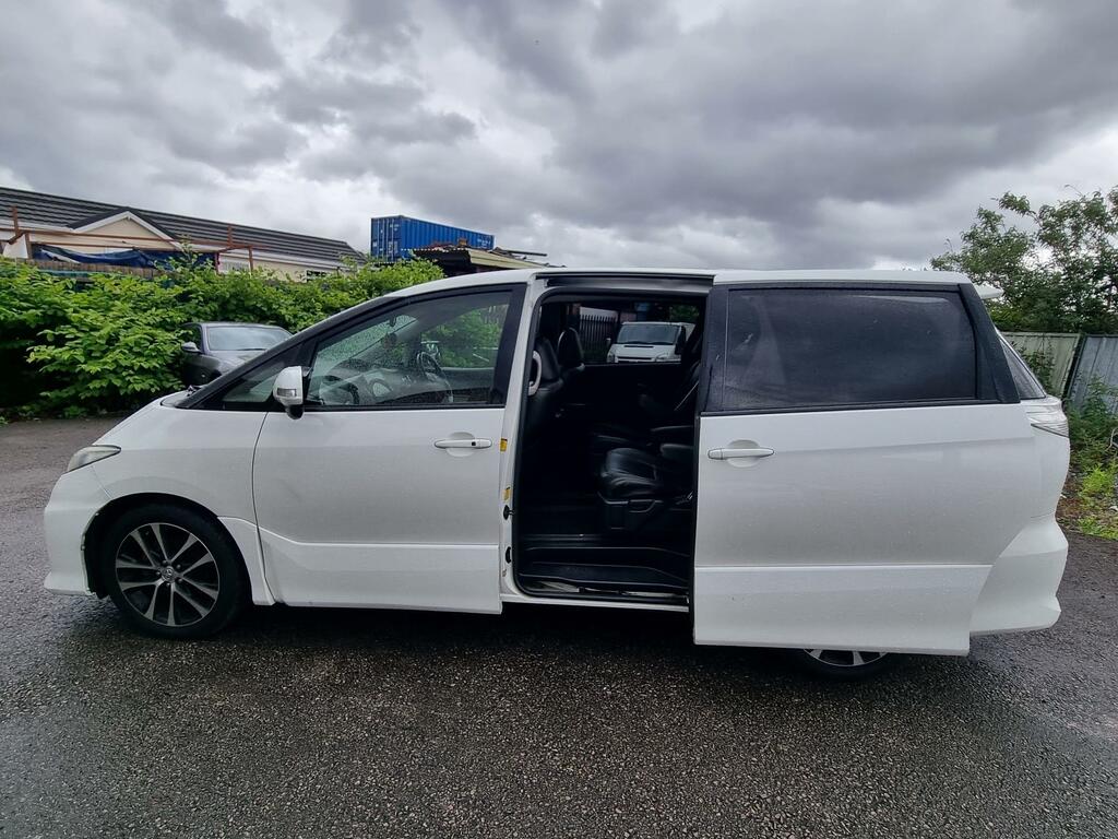 Toyota Estima Sat Nav Leather 7 Seats Hybrid Ulez Nice 2.4 White