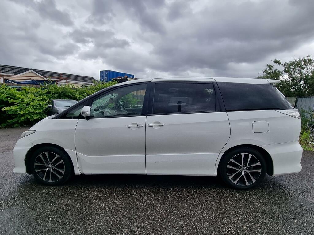 Toyota Estima Sat Nav Leather 7 Seats Hybrid Ulez Nice 2.4 White #6