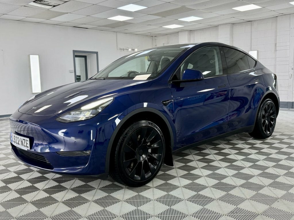 Tesla Model Y 2022 Dual Motor Long Range Suv LB22NZE Blue #6