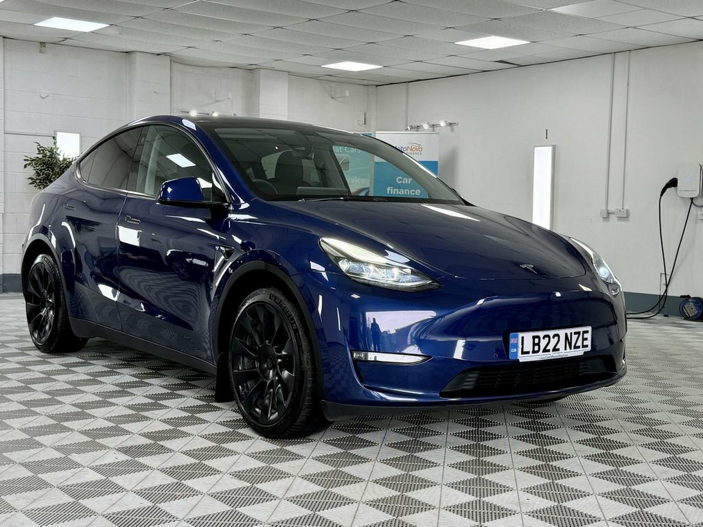 Tesla Model Y 2022 Dual Motor Long Range Suv LB22NZE Blue #2