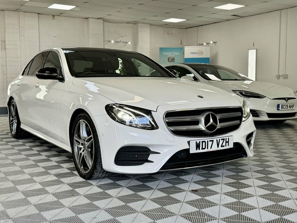 Mercedes-Benz E Class 2017 2.0 E220d Amg Line Saloon G-tronic WD17VZH White #4