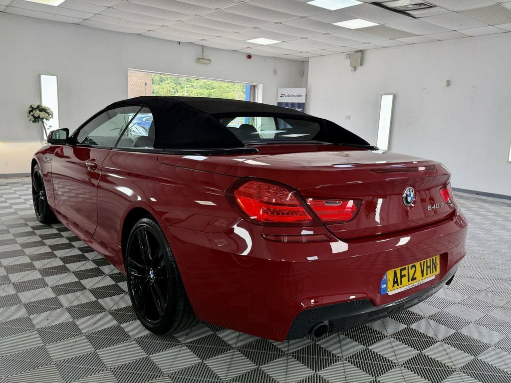 BMW 6 Series 640D M Sport Red #35