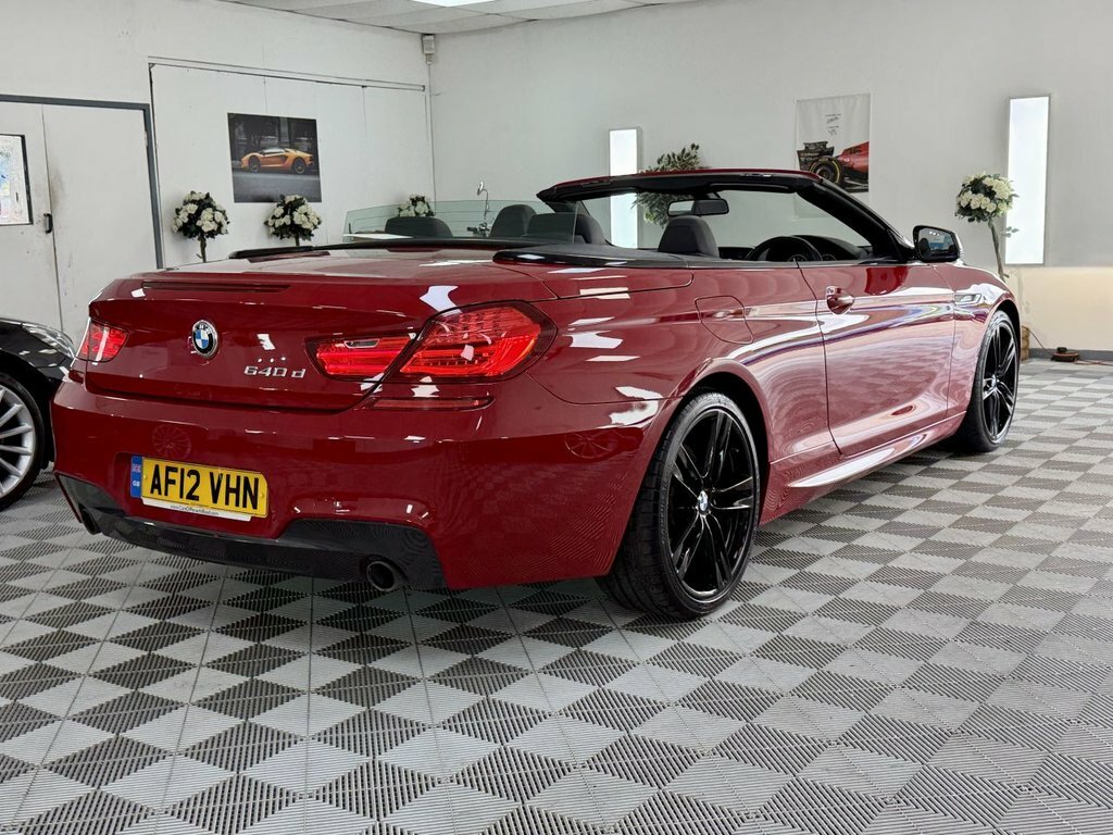 BMW 6 Series 640D M Sport Red #11