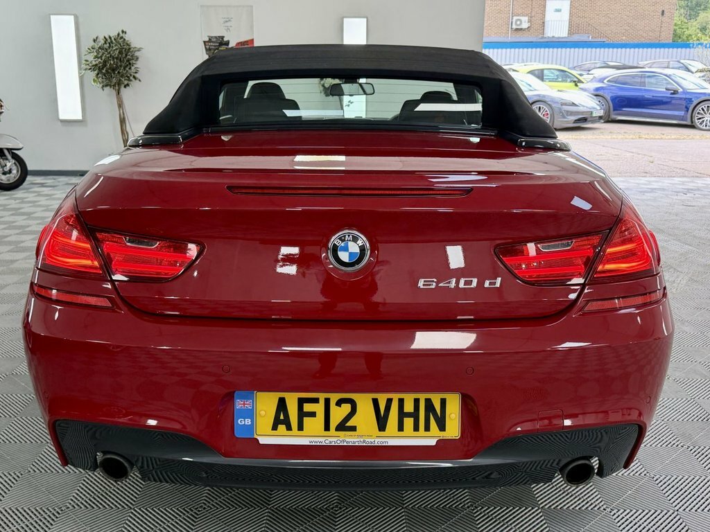 BMW 6 Series 640D M Sport Red #36