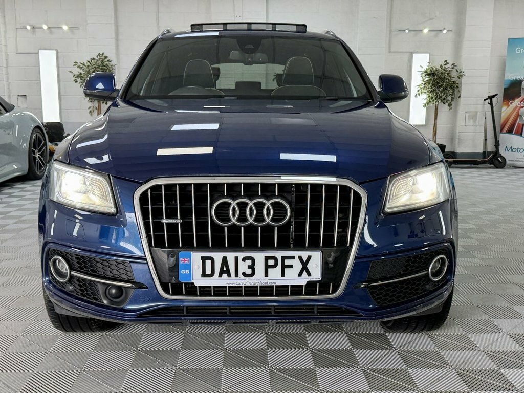 Audi Q5 2013 3.0 Tdi V6 S Line Plus Suv S Troni Blue #4