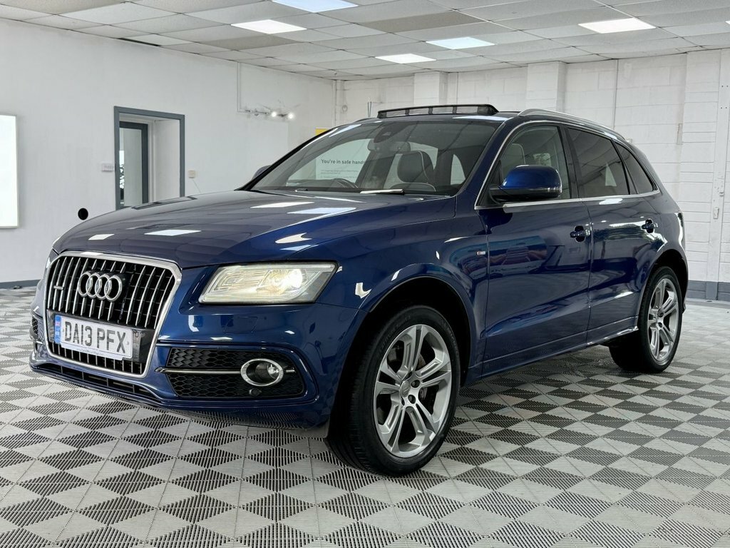 Audi Q5 2013 3.0 Tdi V6 S Line Plus Suv S Troni Blue #5