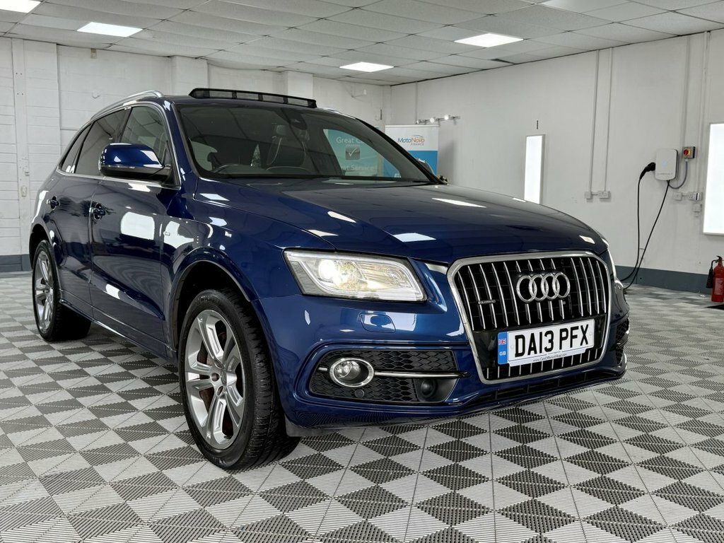 Audi Q5 2013 3.0 Tdi V6 S Line Plus Suv S Troni Blue #3