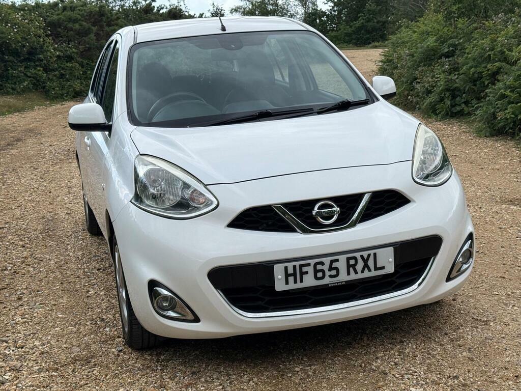 Nissan Micra 1.2 Acenta Euro 6 White #5