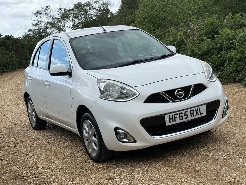 Nissan Micra 1.2 Acenta Euro 6 White #2