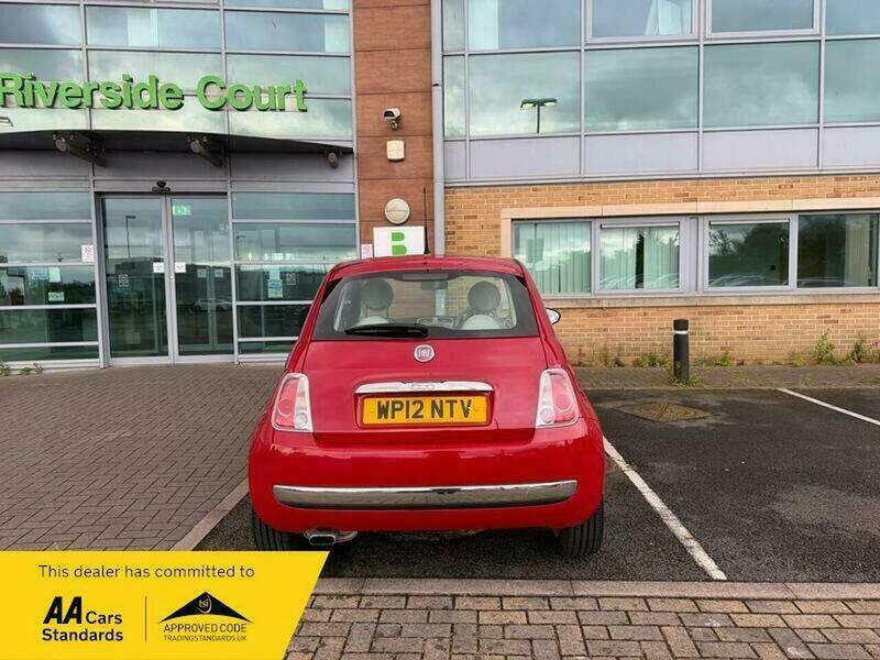 Fiat 500 1.2 Lounge Hatchback WP12NTV Red #3