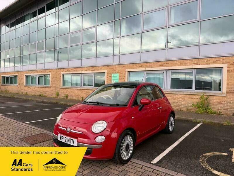Fiat 500 1.2 Lounge Hatchback WP12NTV Red #2