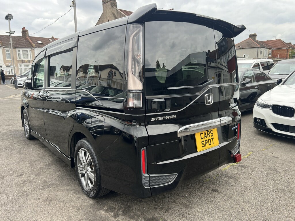 Honda StepWagon Mpv 2.0 Hybrid 7 Seats Fresh Import Verified Mile Black #4