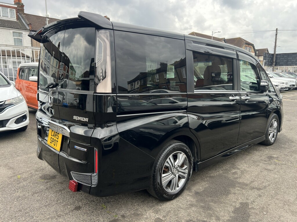 Honda StepWagon Mpv 2.0 Hybrid 7 Seats Fresh Import Verified Mile Black #5