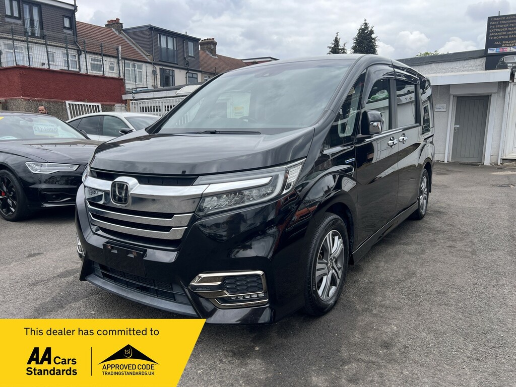 Honda StepWagon Mpv 2.0 Hybrid 7 Seats Fresh Import Verified Mile Black