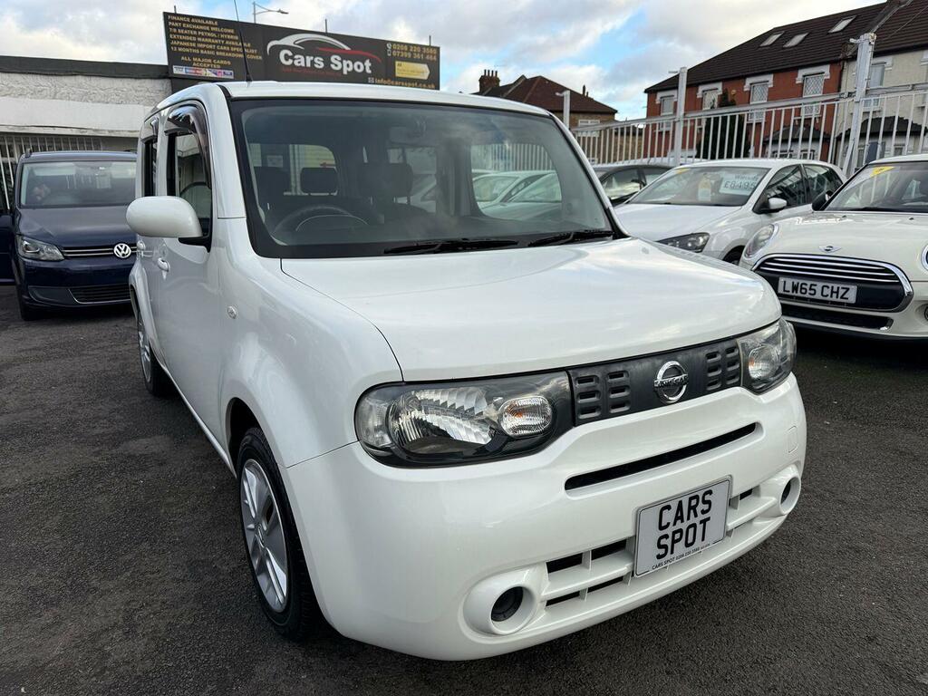 Nissan Cube Hatchback 1.5X Fresh Import Verified Mile Finance White #2
