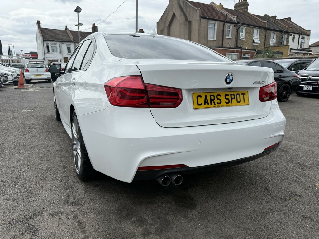 BMW 3 Series Saloon 2.0 320I M Sport Verified Mile Fresh Import White #4