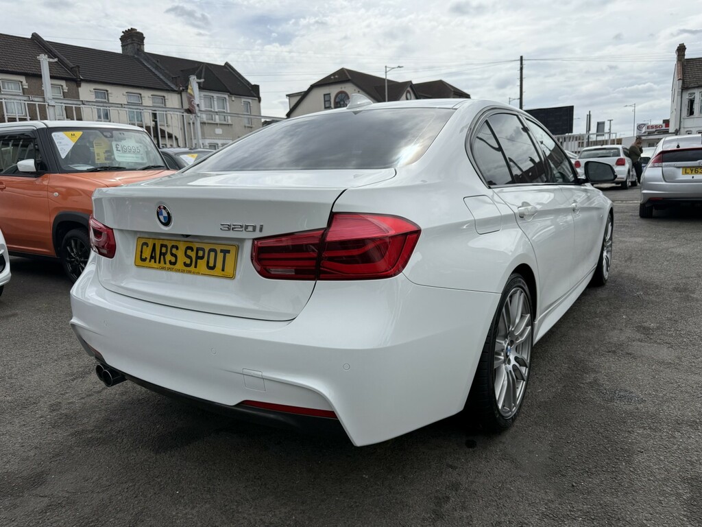 BMW 3 Series Saloon 2.0 320I M Sport Verified Mile Fresh Import White #5