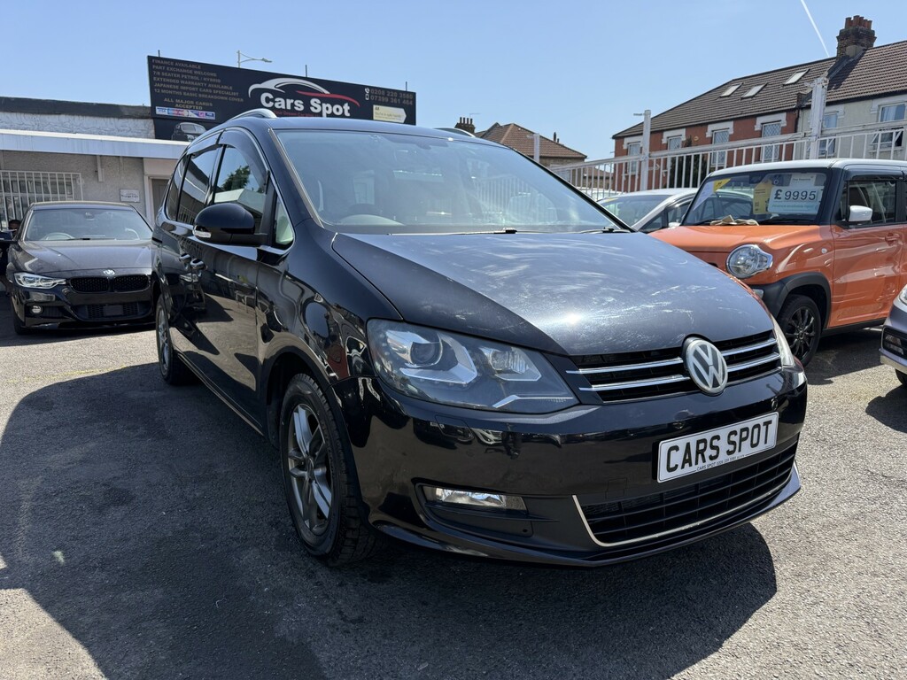 Volkswagen Sharan Mpv 1.4 Tsi Comfort Line Blue Motion Fresh Import Black #2