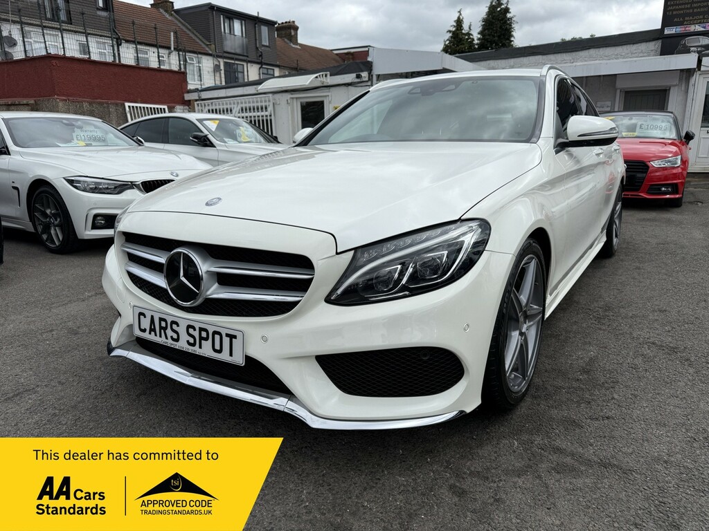 Mercedes-Benz C Class Estate 2.0 C200 Blueefficiency Sport Verified Mile White