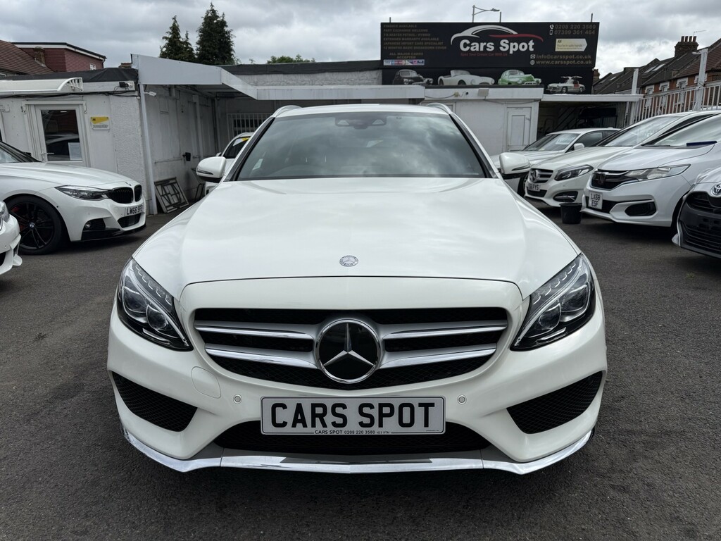 Mercedes-Benz C Class Estate 2.0 C200 Blueefficiency Sport Verified Mile LJ16SYO White #3