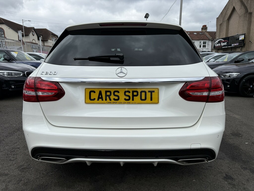 Mercedes-Benz C Class Estate 2.0 C200 Blueefficiency Sport Verified Mile LJ16SYO White #6