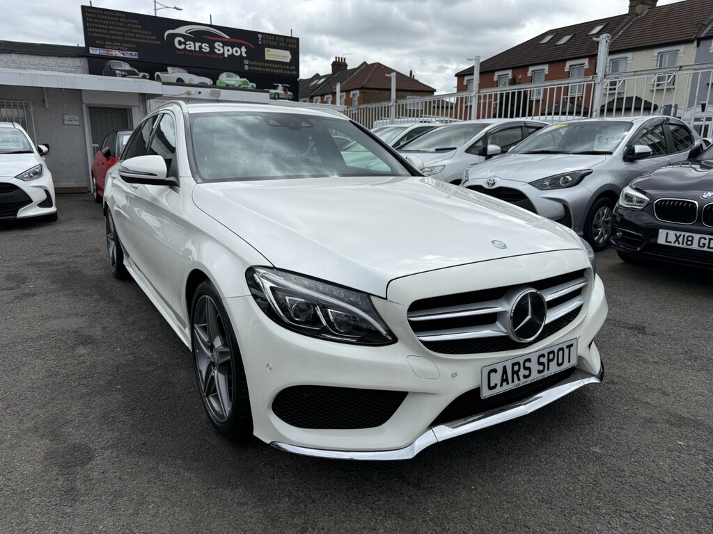 Mercedes-Benz C Class Estate 2.0 C200 Blueefficiency Sport Verified Mile LJ16SYO White #2