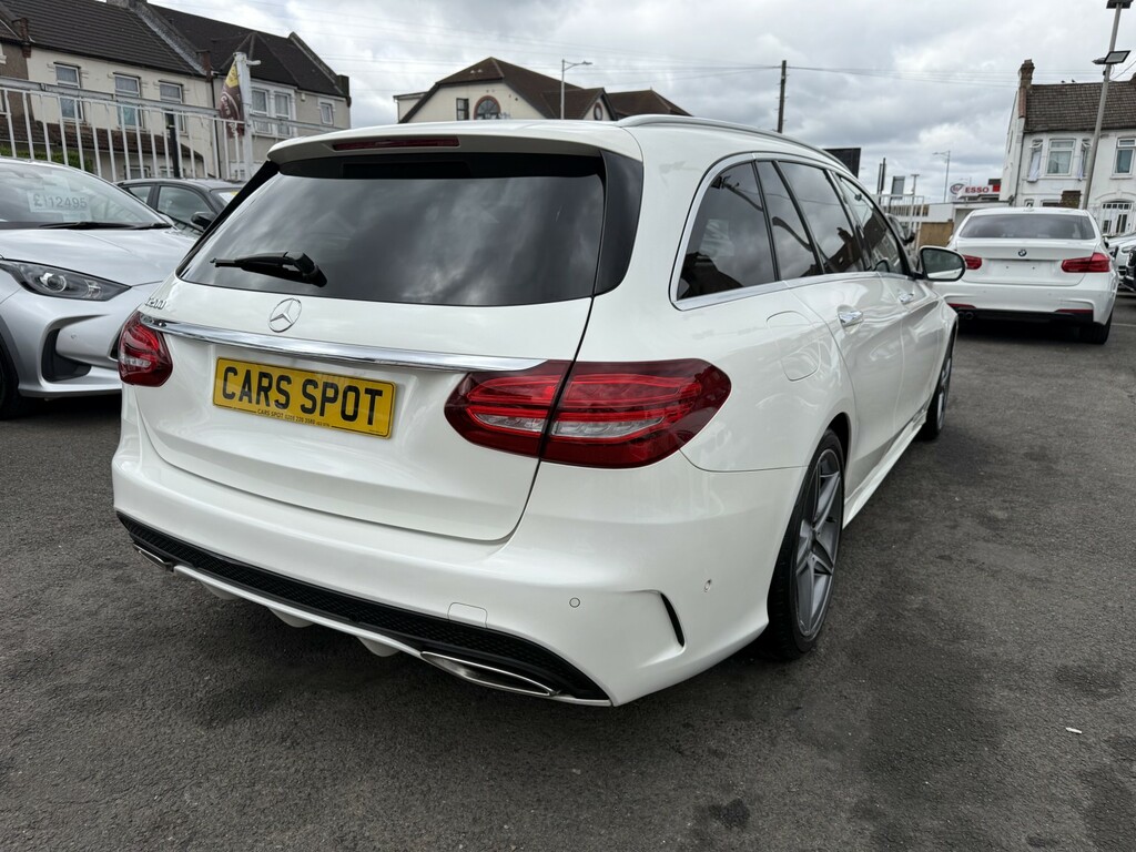 Mercedes-Benz C Class Estate 2.0 C200 Blueefficiency Sport Verified Mile LJ16SYO White #5