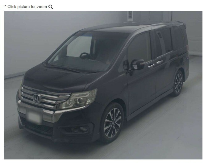 Honda StepWagon 8 Seats 2.0 Fresh Import Verified Mile Black