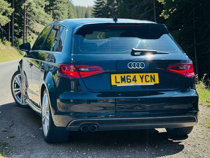 Audi A3 1.8 Tfsi S Line Sportback Euro 6 Ss Black #6