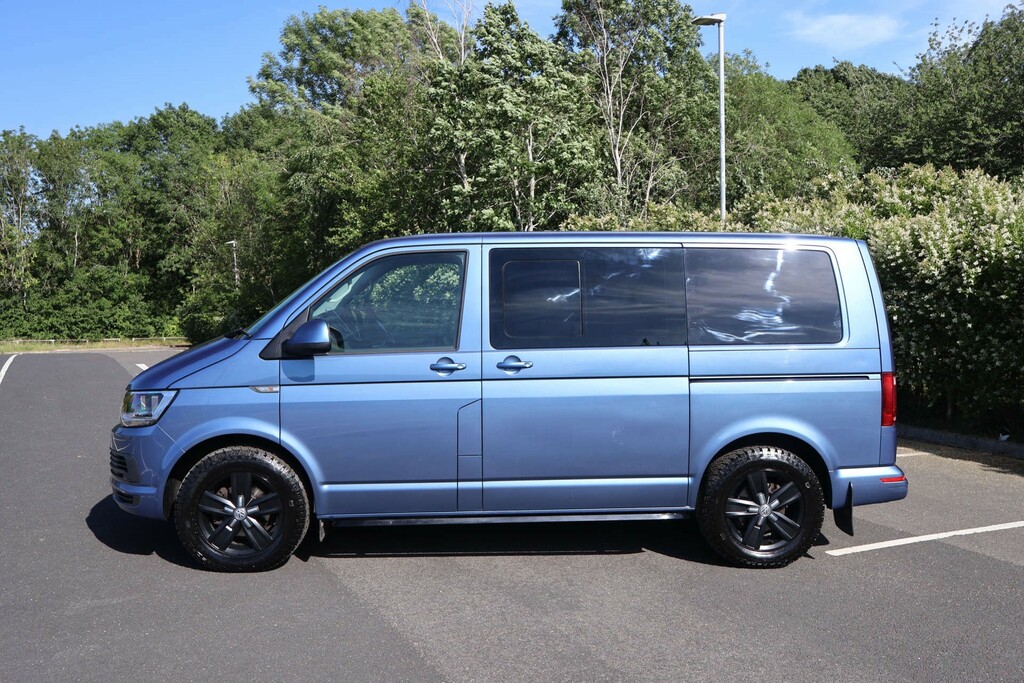 Volkswagen Transporter Shuttle Shuttle T30 Se Tdi 5 Seats Tailgate Blue #4