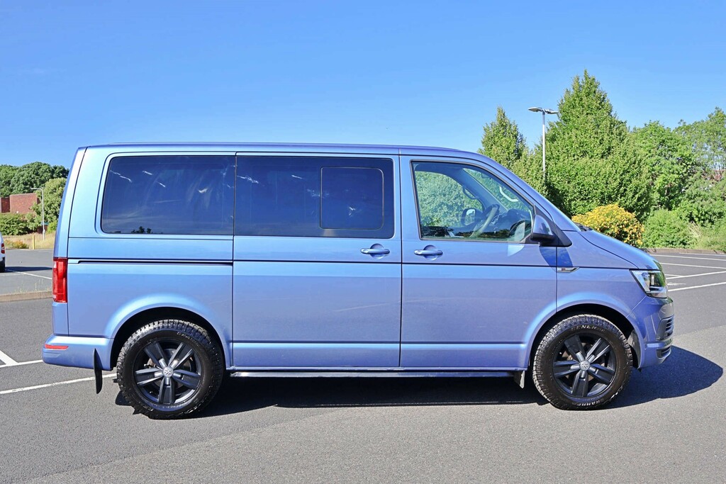Volkswagen Transporter Shuttle Shuttle T30 Se Tdi 5 Seats Tailgate Blue #3