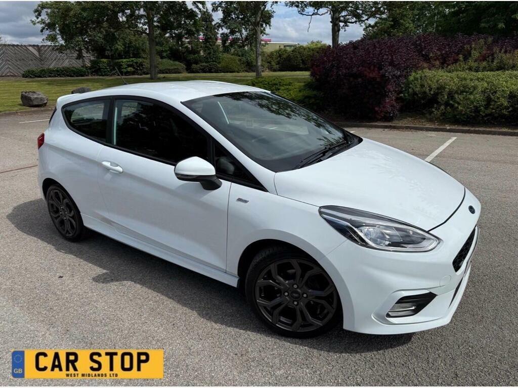 Ford Fiesta 1.0T Ecoboost St-line Euro 6 S S White