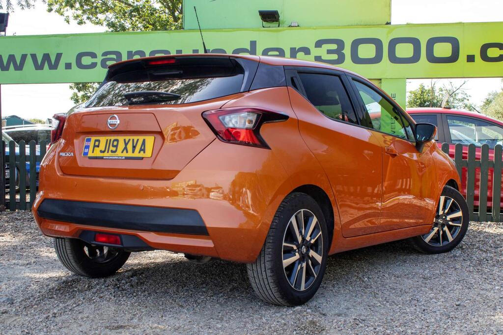 Nissan Micra 1.0 Ig-t N-connecta Euro 6 Ss PJ19XVA Orange #6