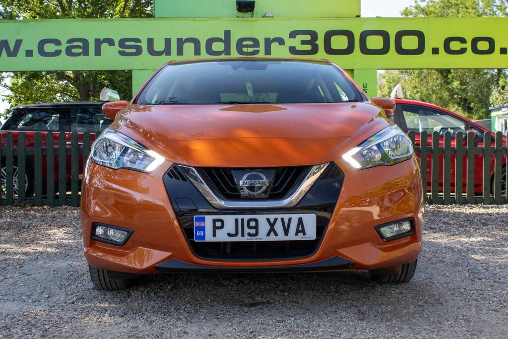 Nissan Micra 1.0 Ig-t N-connecta Euro 6 Ss PJ19XVA Orange #2