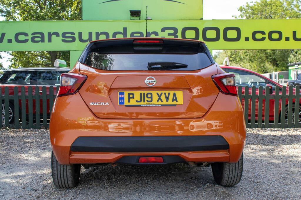 Nissan Micra 1.0 Ig-t N-connecta Euro 6 Ss PJ19XVA Orange #5