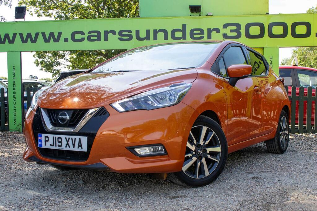 Nissan Micra 1.0 Ig-t N-connecta Euro 6 Ss PJ19XVA Orange #3