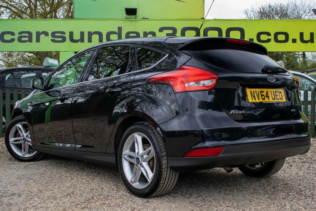Ford Focus 1.0T Ecoboost Zetec Euro 6 Ss NV64UEO Black #4