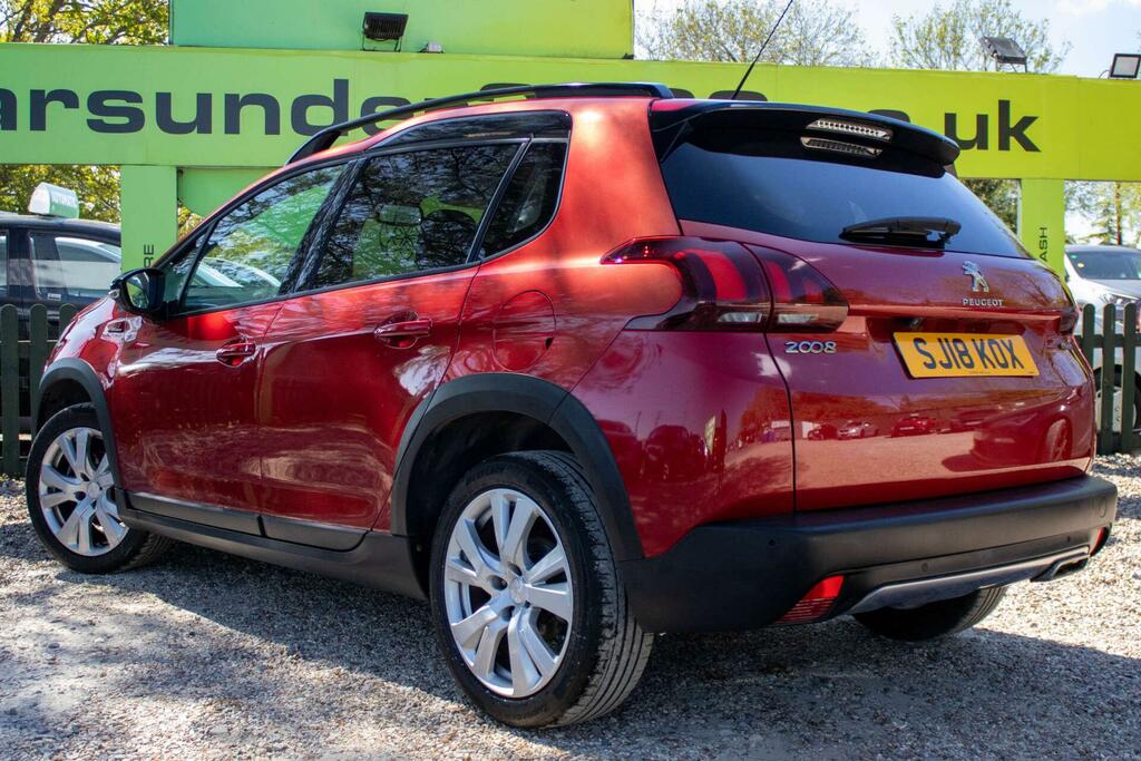 Peugeot 2008 1.2 Puretech Gpf Gt Line Euro 6 Ss SJ18KOX Red #4