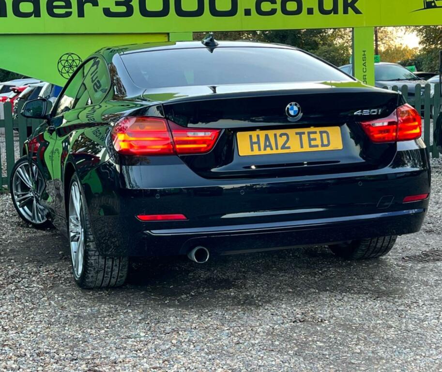 BMW 4 Series 2.0 420I Sport Euro 6 Ss HA12TED Black #5