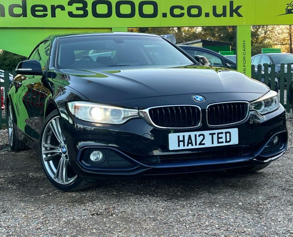 BMW 4 Series 2.0 420I Sport Euro 6 Ss HA12TED Black #2
