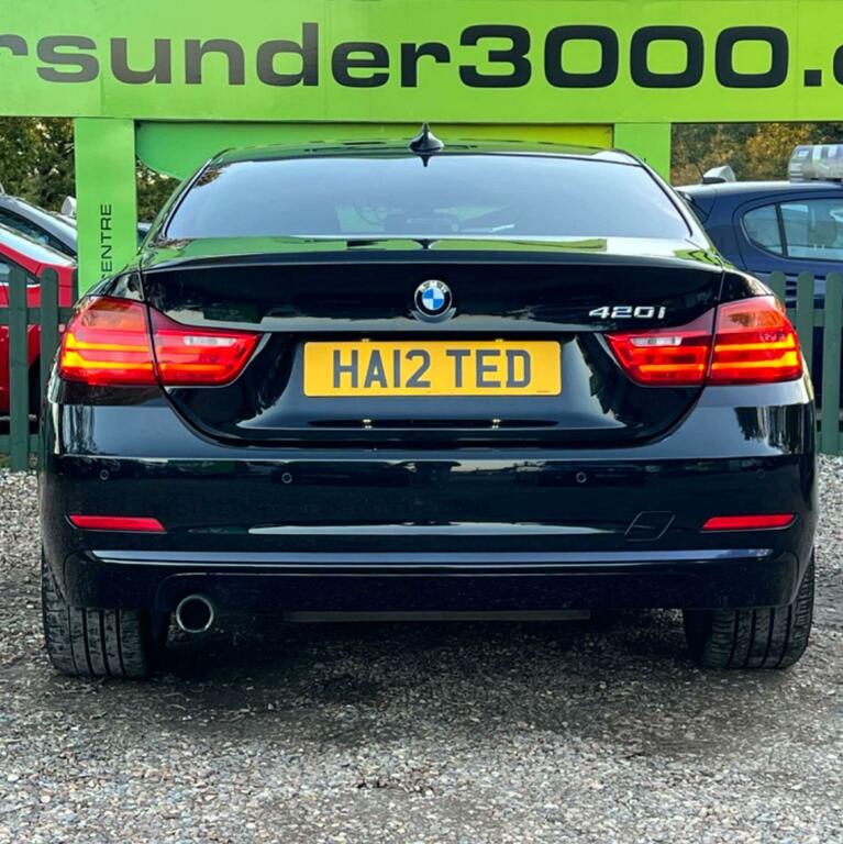 BMW 4 Series 2.0 420I Sport Euro 6 Ss HA12TED Black #6