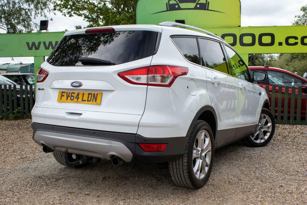 Ford Kuga 2.0 Tdci Titanium Awd Euro 5 FV64LDN White #6