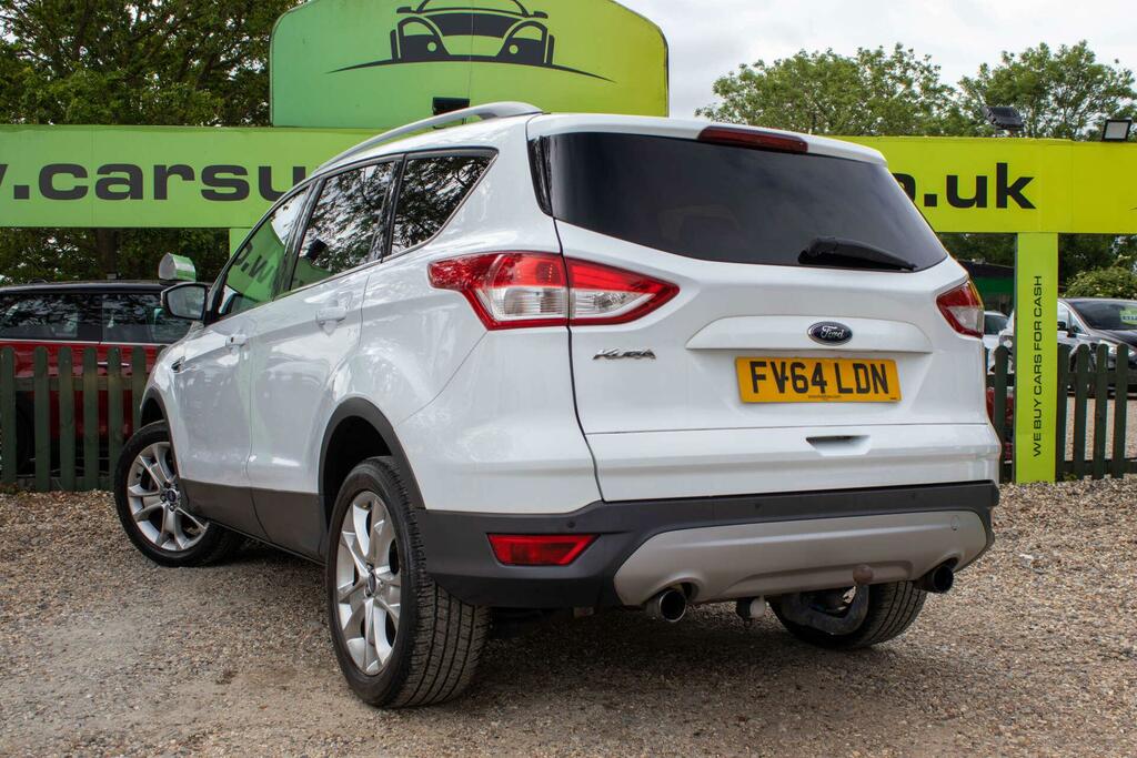 Ford Kuga 2.0 Tdci Titanium Awd Euro 5 FV64LDN White #4