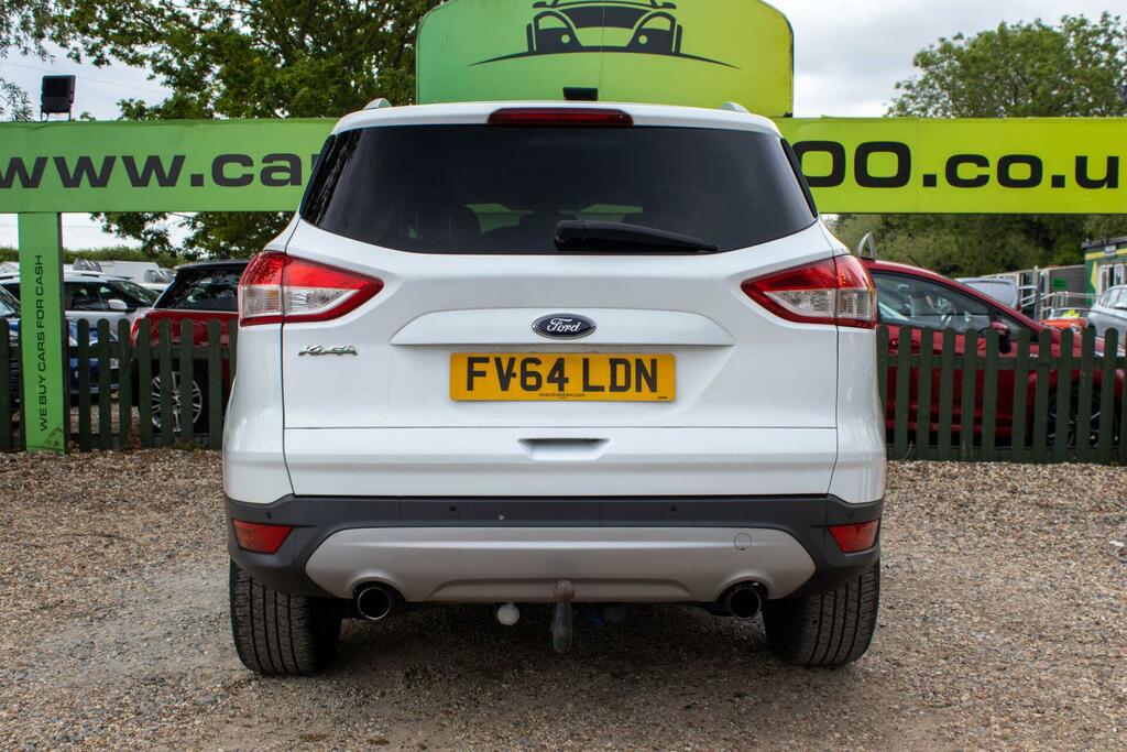 Ford Kuga 2.0 Tdci Titanium Awd Euro 5 FV64LDN White #5