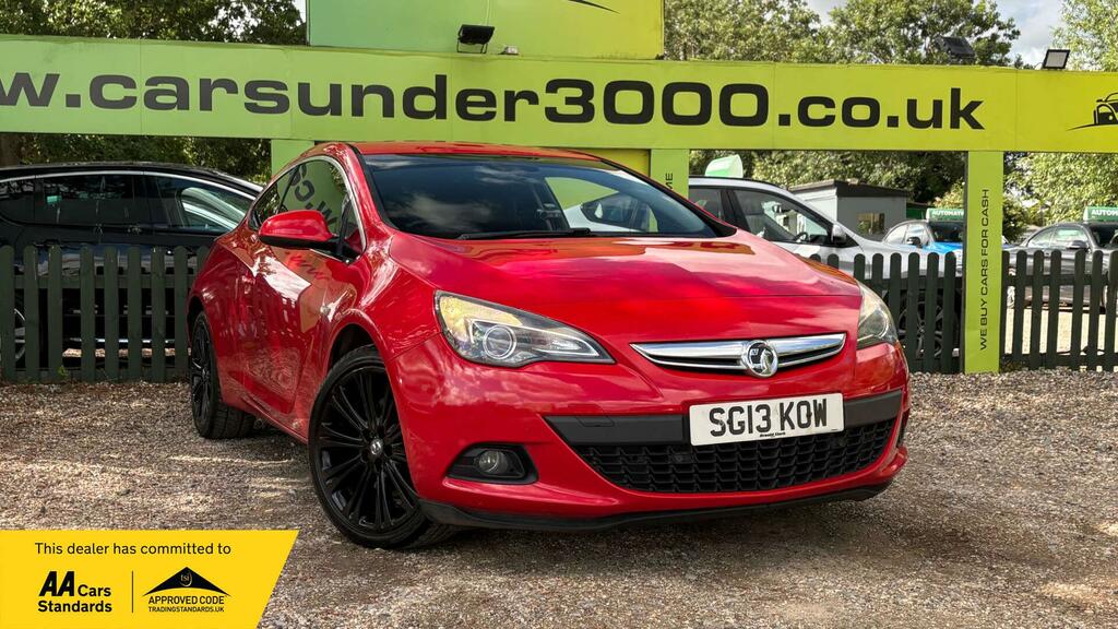 Vauxhall Astra GTC 1.6T 16V Sri Euro 5 Red