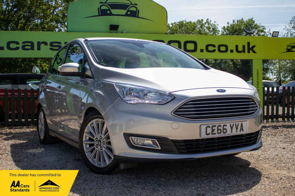 Ford C-Max 1.0T Ecoboost Titanium Euro 6 Ss Nav Silver